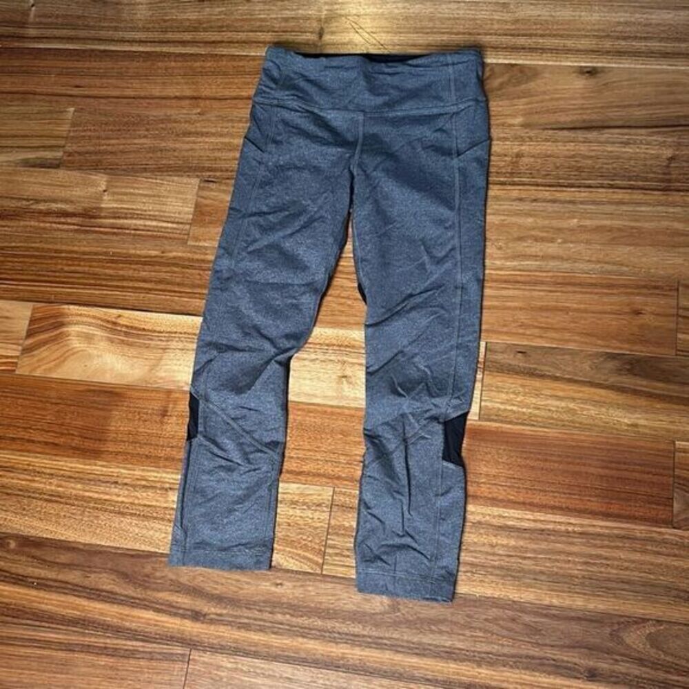 Lululemon pace rival crop athletic wear crop pants workout yoga size 4